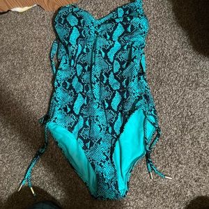 Woman’s one piece bathing suit